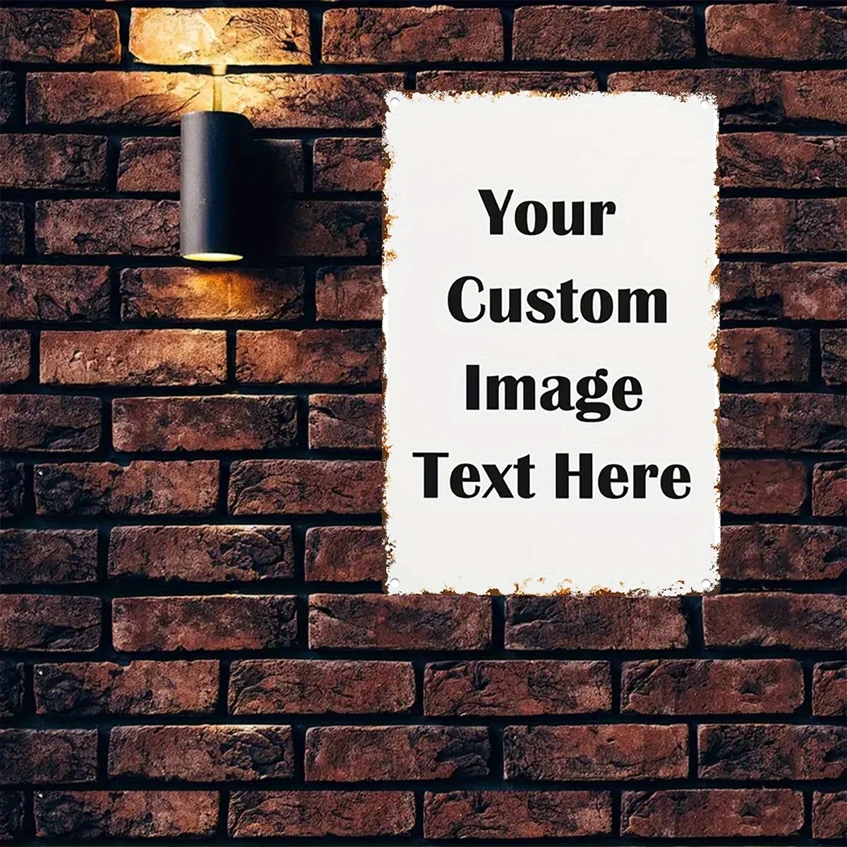 Home Bar Signs - Металлическая табличка с индивидуальным фото и