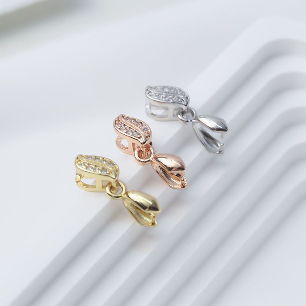 Ice Pick Pick - Micro - Pave CZ листовой ледоруб
