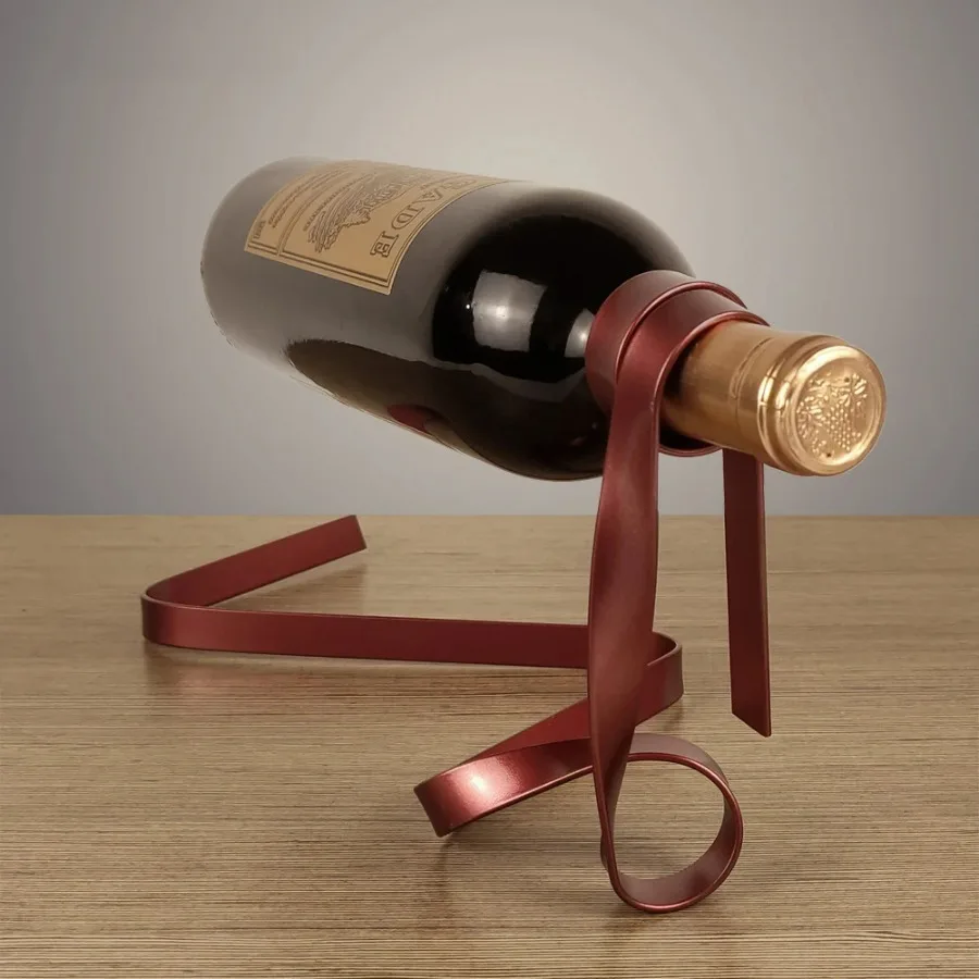 Home Bar Shelf - Цветной ленточный металлический держатель для винных