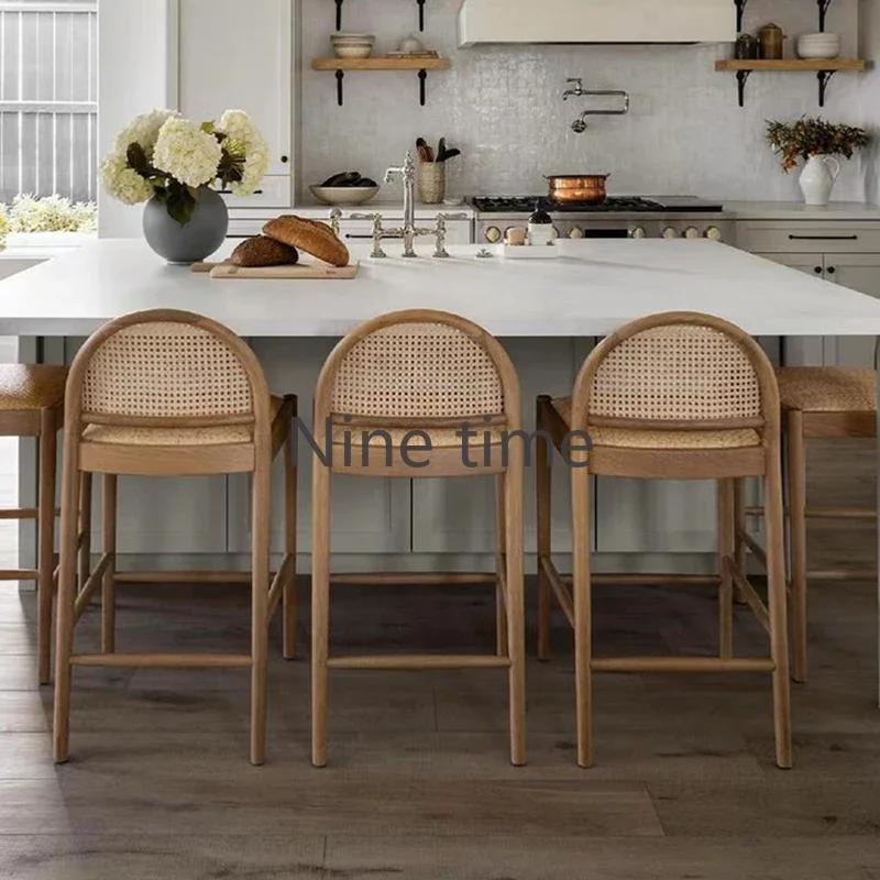 Home Bar Stools - Стул-барный стул из массива дерева и