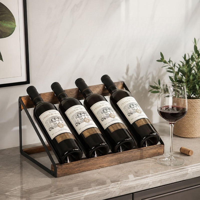 Деревянная винная полка для до – обзор и цена Home Bar Shelf
