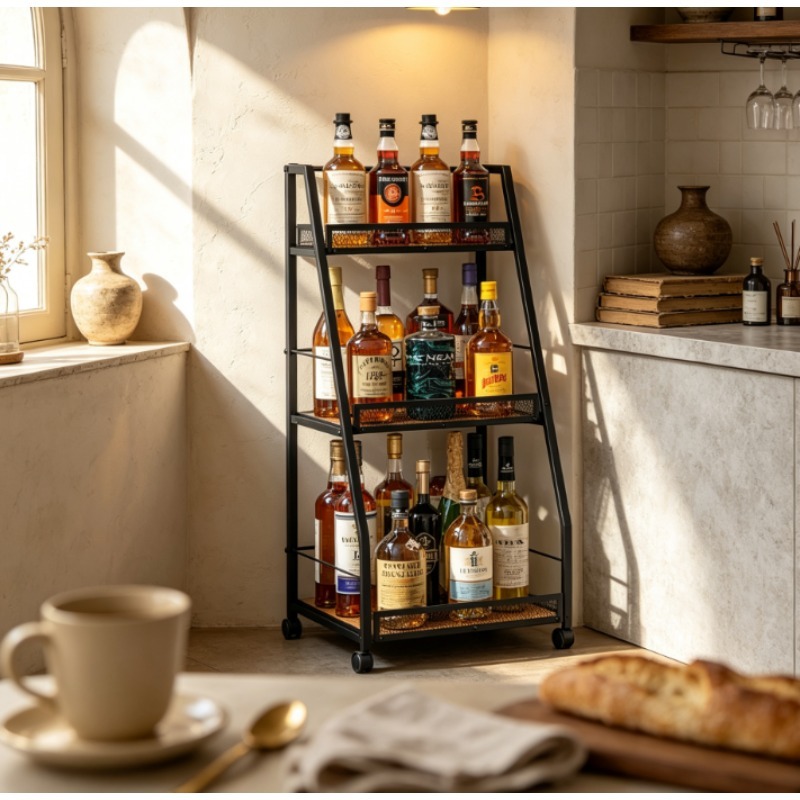 Трехуровневая напольная подста – обзор и цена Home Bar Shelf