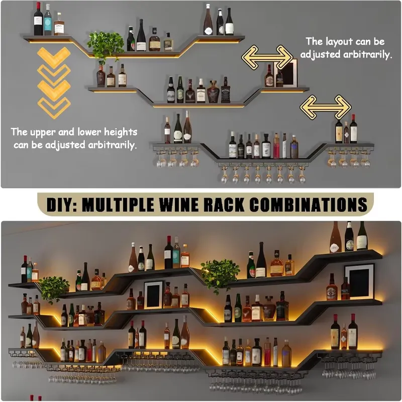 Настенная LED-подсветка для ви – обзор и цена Home Bar Shelf