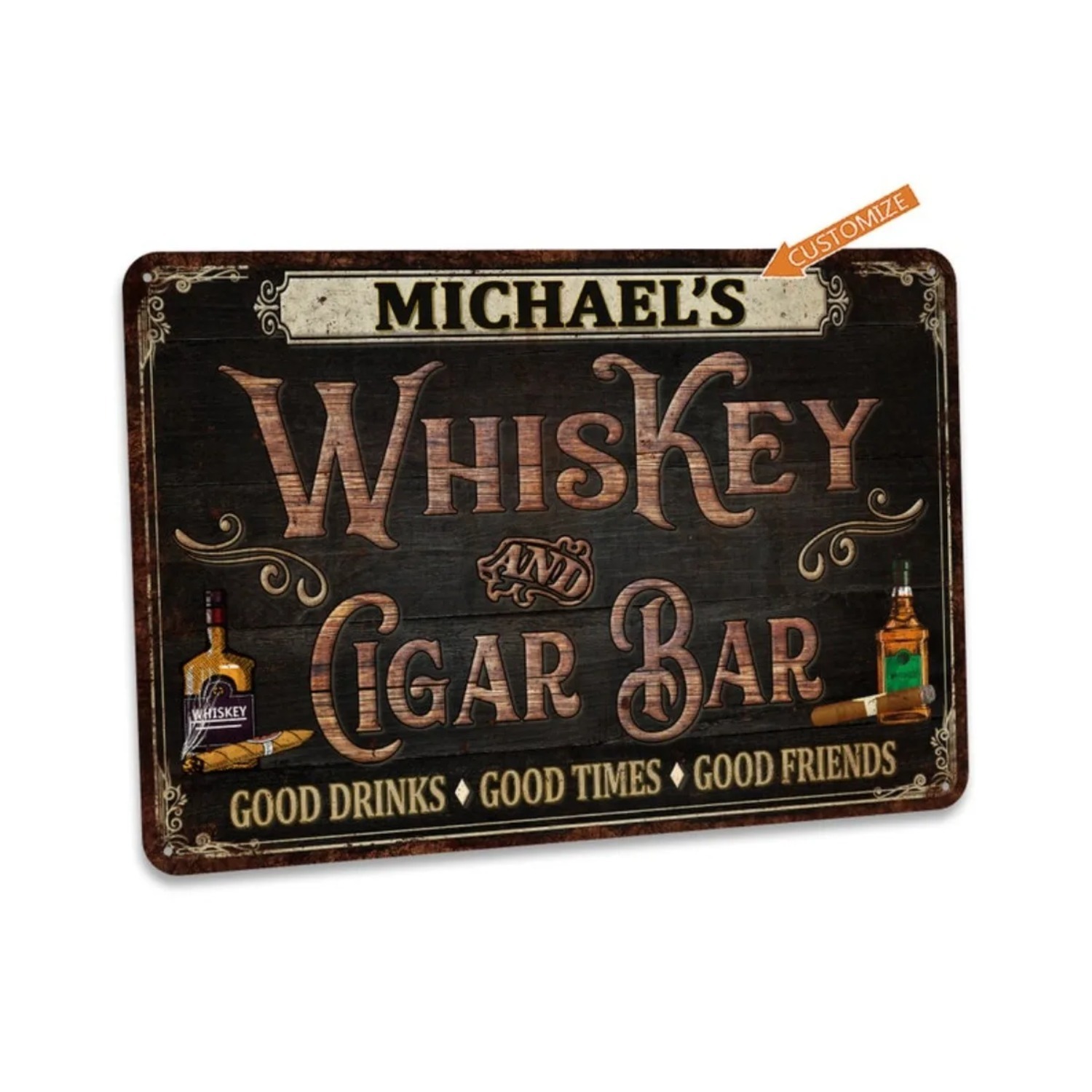 Индивидуальная винтажная табли – обзор и цена Home Bar Signs